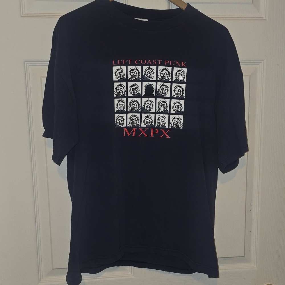 Vintage Jerzees Blue MXPX Left Coast Punk Graphic Tee